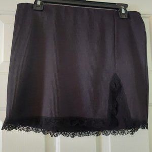 H&M DIVIDED black skirt with slit